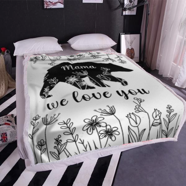 Mama We Love You | Fleece Blanket