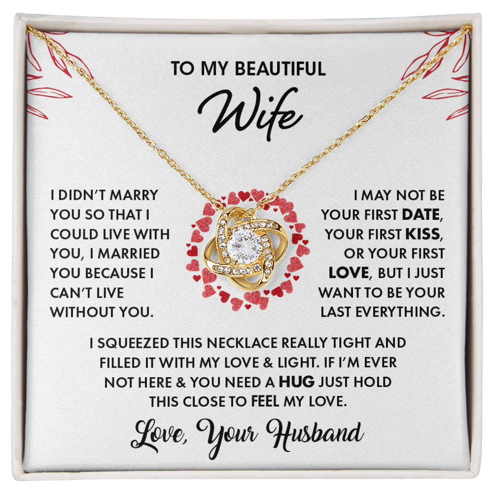 To My Wife | Love Knot Necklace
