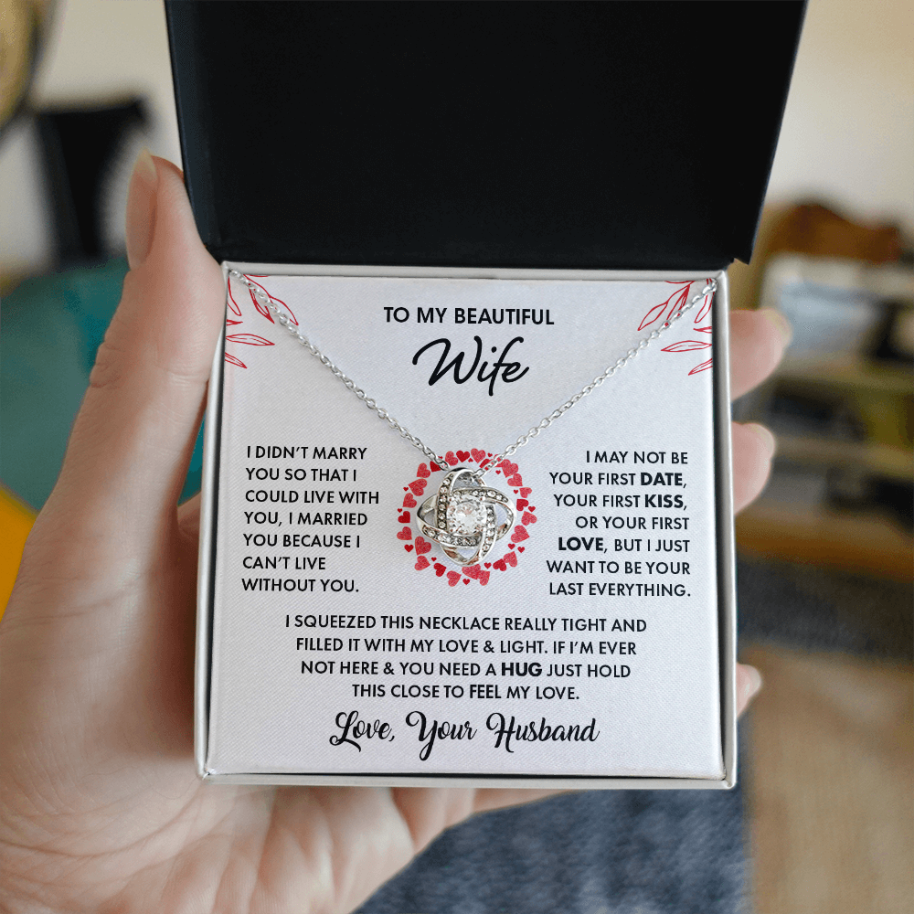 To My Wife | Love Knot Necklace